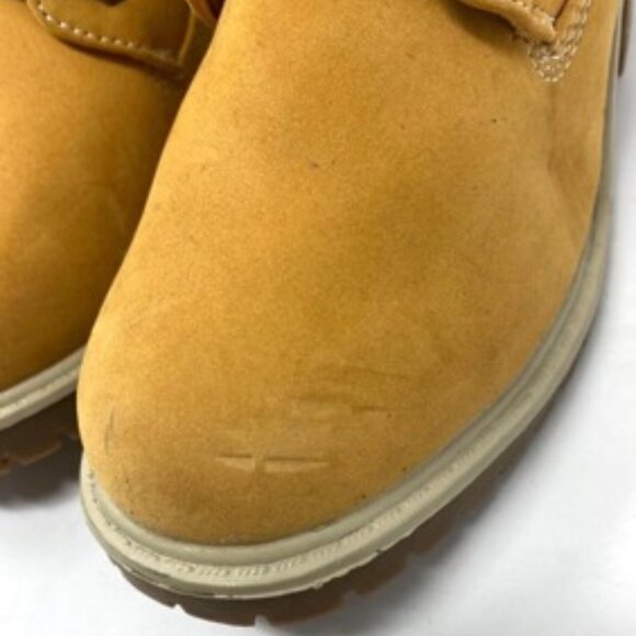 Lugz women's Clove Block Heeled Ankle Bootie Faux Fur Fashion Boot Golden Size 7 - Picture 3 of 5